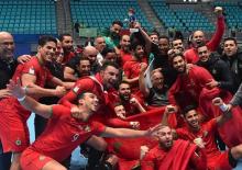 seleccion marroquí celebra el triunfo en la CAN2022