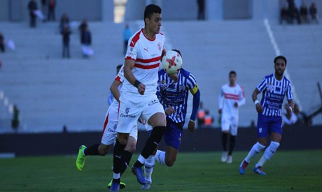 momento del partido IR Tánger-Zamalek