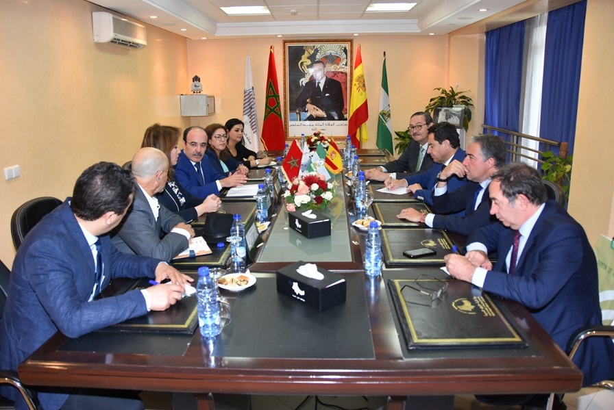 encuentro responsables gobiernos regionales Tánger-Tetuán con Andalucia