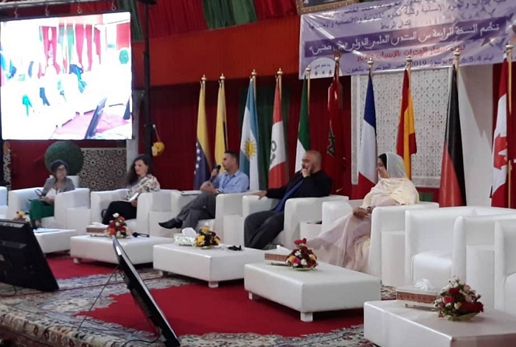 Najmi durante su  intervención en el Foro