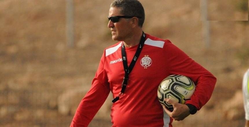 Garrido entrenando al Wydad Casablanca