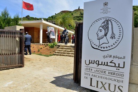 entrada complejo arqueológico de Lixus, Larache