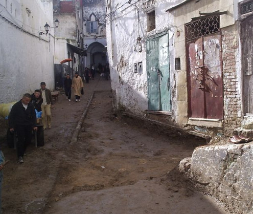 Inicio de un Skondo en la medina de Tetuán