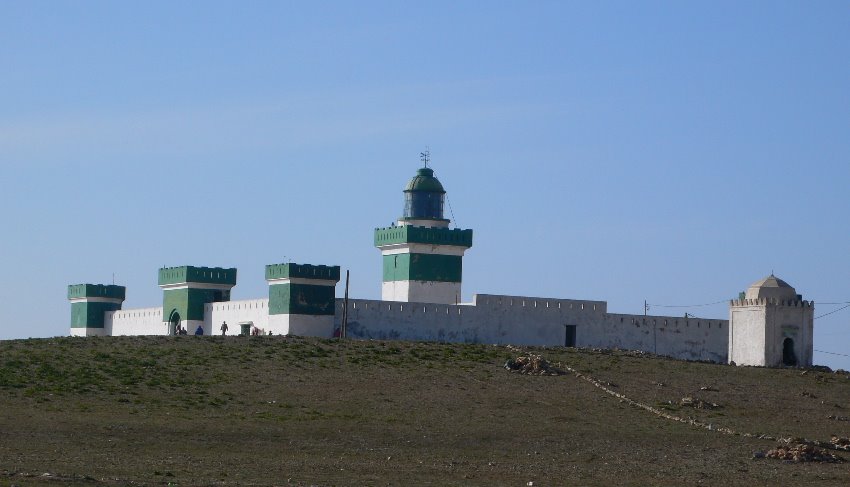 vista general del Faro de Cabo Beddouza