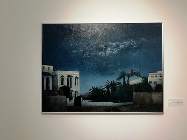 Pintura 'Constelación sobre la zona del Marshan' de Consuelo Hernández