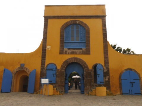 Fachada de La Sqala, Casablanca