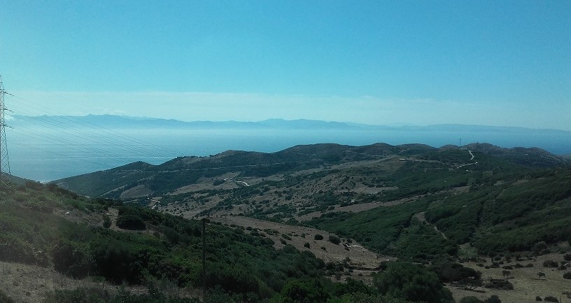 Vista del Estrecho de Gibraltar