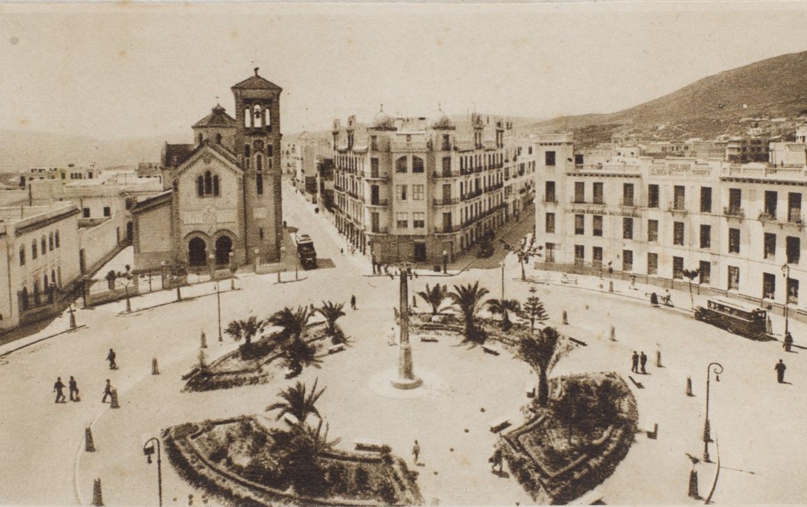 Vista foto histórica plaza Primo Tetuán