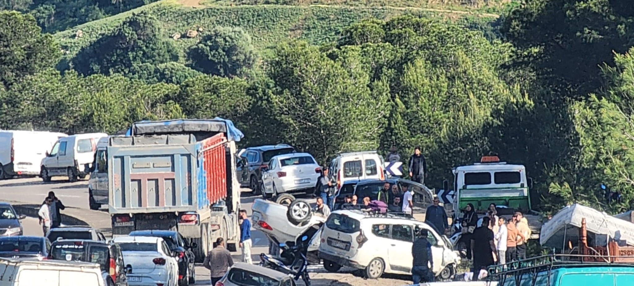 Accidente Curvas de la Muerte en Ain Lahcen