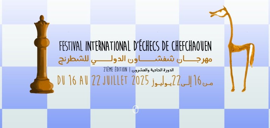 Cartel 21 festival internacional de Ajedrez Chauen