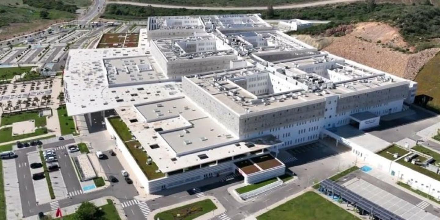 Vista del CHU Tánger