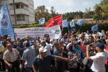 protesta sindical prensa