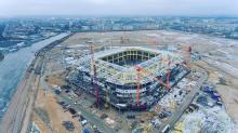 Estadio Kaliningrado en obras