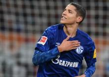 Amine Harit con la camiseta del Schalke04