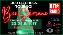 Cartel torneo Chess Game Tour de Benslimane